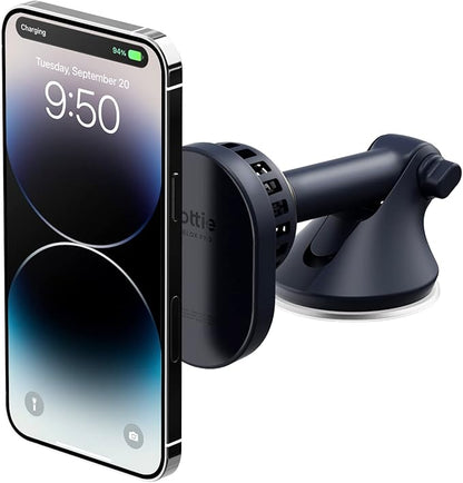 iOttie Velox Pro MagSafe Compatible Dash & Windshield Car Mount with Wireless Charging & CryoFlow™ Cooling Compatible with MagSafe Phones Including iPhone 12/13/14/15/16 Series (Car Charger Included)