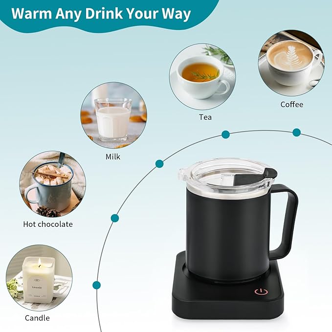 VOBAGA Coffee Mug Warmer & Mug Set