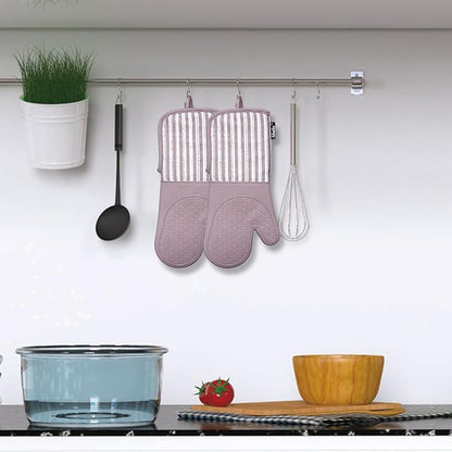 Alselo Silicone Oven Mitts Heat Resistant 932℉