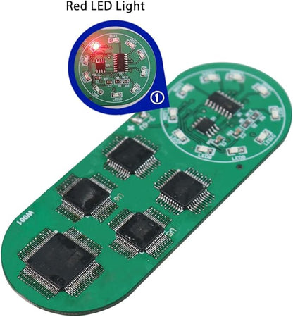 Soldering Practice Kit DIY Circular Red LED SMD Circuit Kit Learn Soldering Kit For Beginners