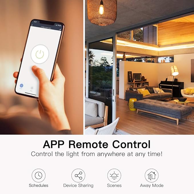 TREATLIFE Smart Light Switch Single Pole Works