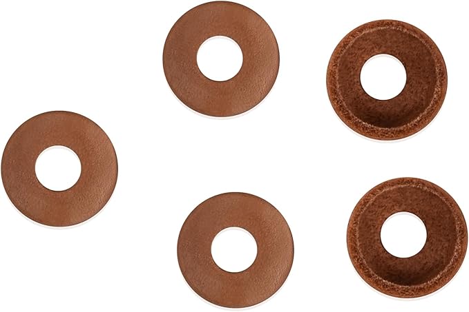 216-5091 Leather Pump Cups(5PCS) Compatible with Coleman lanterns and stoves (Fits for models 220 200 242 425 413 236 237)-Leather Pump Cups diameter is approximately 7/8"