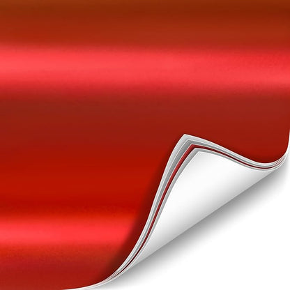 ColorFusion PPF by VViViD, Satin Stealth Chrome Red Dry Apply PPF Vinyl Car Wrap Roll 60ft x 5ft