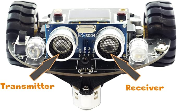 BrainPad Pulse with Robot Kit, a MakeCode STEM Microcomputer for Coding Robots, Games, & Circuits