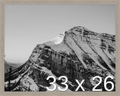 Frame It Easy 33 x 26 Rustic Gray Wood Frame