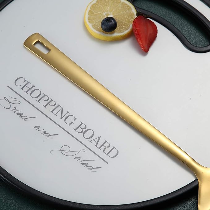 Berglander Gold Spatulas, Solid Turner Titanium Gold Plating, Barbecue Metal