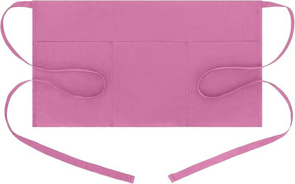 BOHARERS Pink Waitress Apron for Women