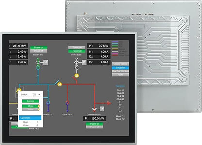 19-Inch Industrial Touch Screen Monitor, Ratio 4:3 Embedded PCAP Touchscreen
