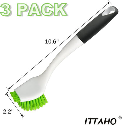 3 Pack Dish Brush, Dish Scrub Brush, Kitchen Scrub Brush