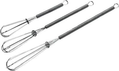 Chef Craft Classic Mini Sturdy Whisk, and 9 inch 3 piece set