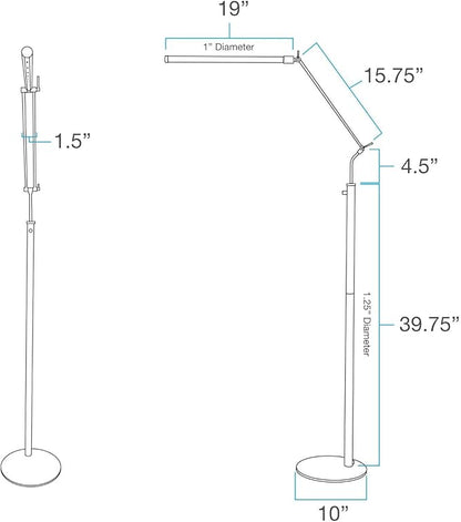 Cocoweb High Powered, LED Floor Lamp