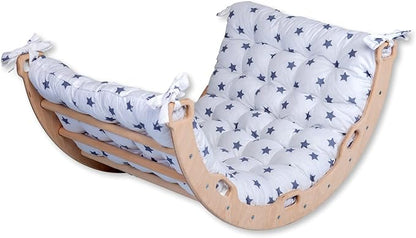 Climbing Arch Cushion Only | Cushion for Toddler Climbing Arch | Montessori Rocker | Toddler Floor Pillow for Kids (Small Star)
