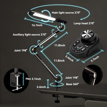SANDROY VOLT Dual Light Source LED Desk Lamp