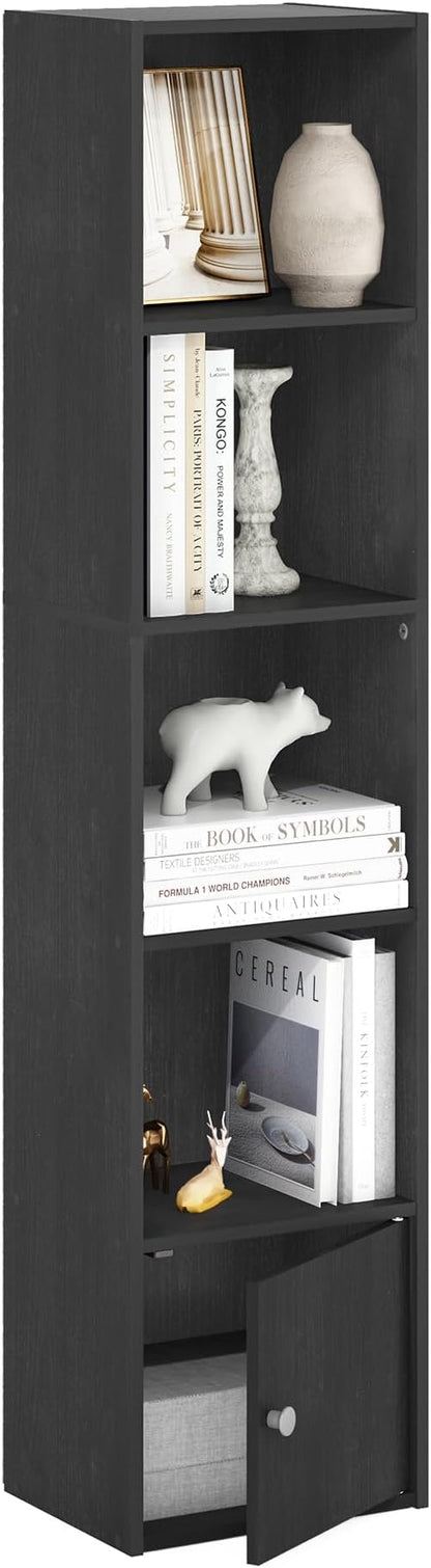 Furinno LUDER Book Shelf, 5-Tier Modern Bookshelf, Bookcase