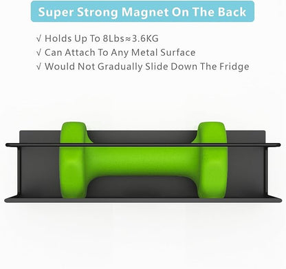 Magnetic Spice Rack For Refrigerator, Magnetic Fridge Shelf For Kitchen