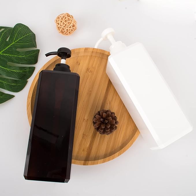 Pump Bottle, Refillable Plastic Empty Lotion Soap Dispenser Liquid Container