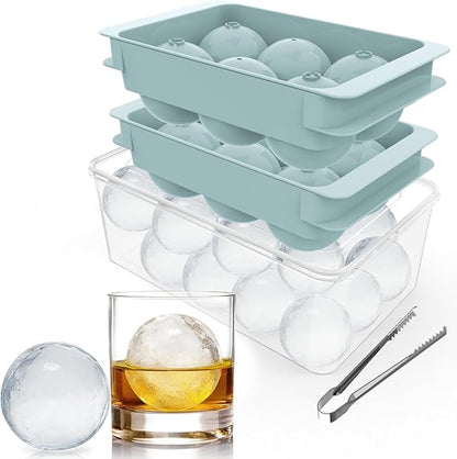 Large Ice Ball Maker Mold, 1.9" Round Ice Cube Mold