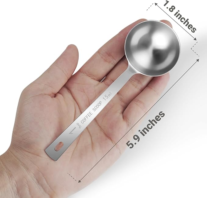 Flezoo 4Pcs Coffee Scoop Spoon