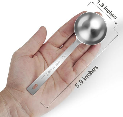 Flezoo 4Pcs Coffee Scoop Spoon