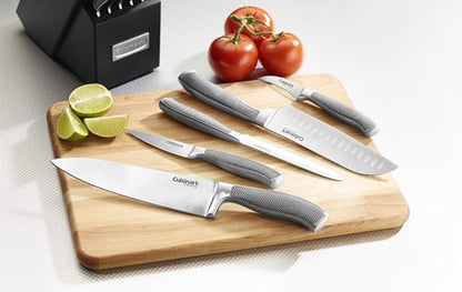 CUISINART Block Knife Set, Lightweight, Stainless Steel, Durable & Dishwasher