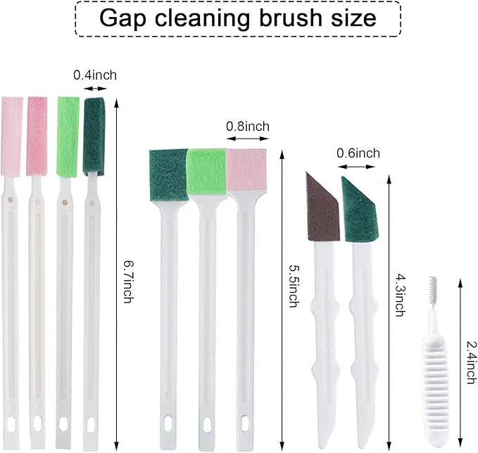 Crevice Cleaning Brushes Tool kit Small Cleaning Brush