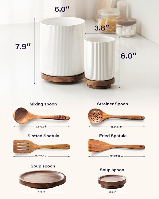 getstar Large Rotating Utensil Holder