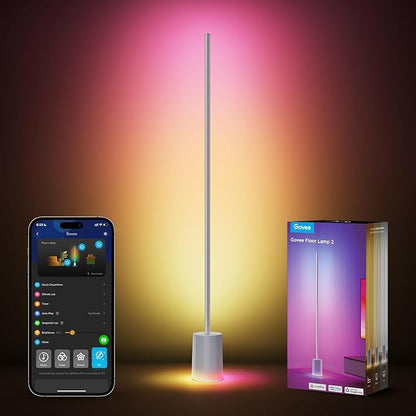 Govee Floor Lamp 2, Warm Cool White LED, Compatible