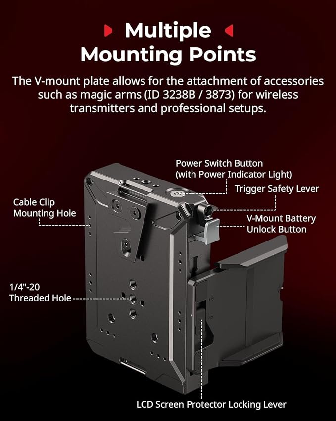 SMALLRIG V Mount Battery Plate