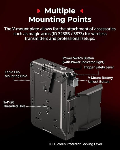 SMALLRIG V Mount Battery Plate