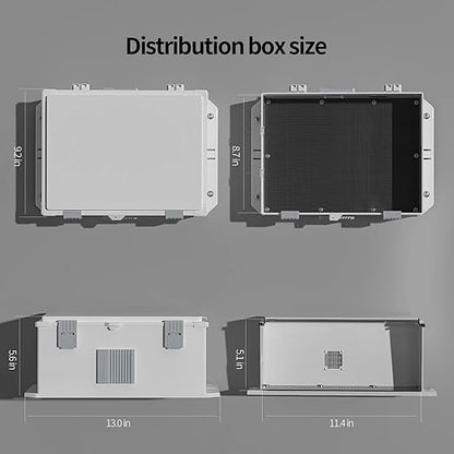 Namunanee Outdoor Electrical Junction Box, ABS Water Resistant Enclosure
