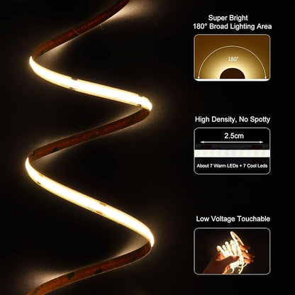20ft COB LED Strip Lights