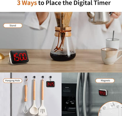 VOCOO Magnetic Kitchen Timer for Cooking