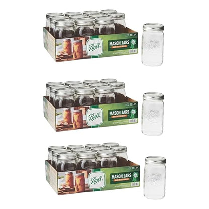 Ball Wide Mouth Glass Mason Jars