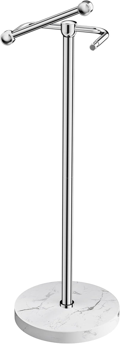 RARXTR Toilet Paper Holder Stand, Bathroom Free Standing Toilet Paper Stand