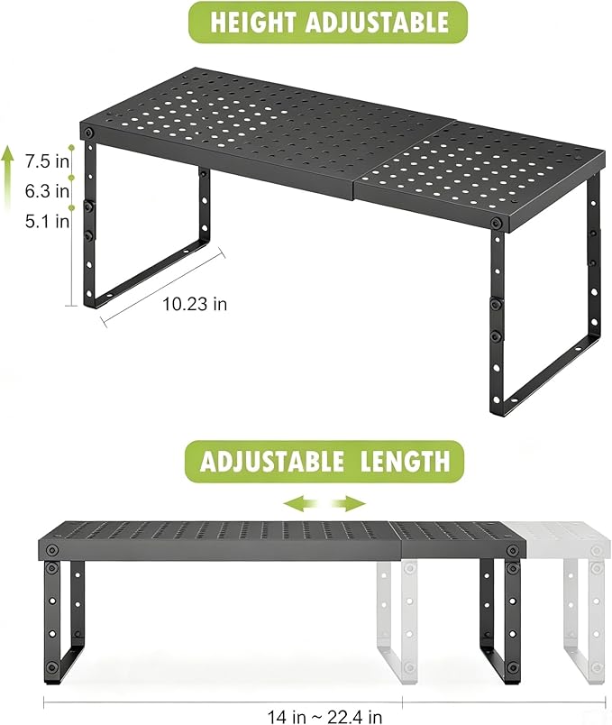 RUILALIFE Expandable Cabinet Organizer Shelf