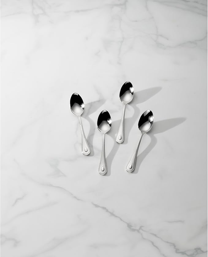 Lenox 894746 French Perle Teaspoons, Set Of 4