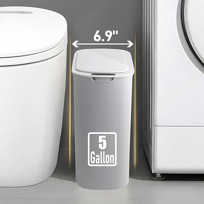 TIPGO 5 Gallon Motion Senor Bathroom Trash Can