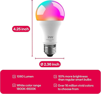 innr Zigbee A19 Smart Bulb, Works