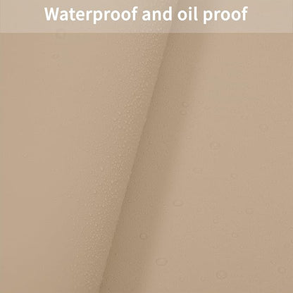 Leather Desk Mat,1.8mm Thick,16x60 Inch Desk Cover,Desk Protector Mat,Dresser Cover Top,XL Desk Mat,Table Top Protector,Dresser Protector Top,Desk Cover Protector(Light Brown+Gray,16x60)