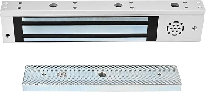 Door Access Control System Outswinging 600lbs Magnetic Lock Kit Build-in Alarm