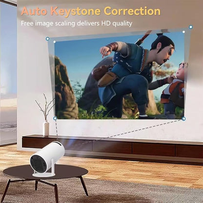 Mini Projector, 4K 1080P Support Portable Projector