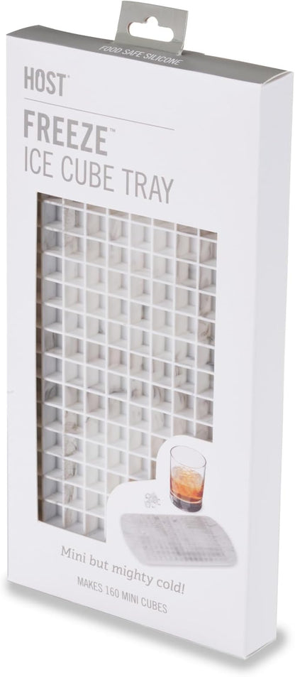 Host Mini Ice Cube Tray, Makes 160 Cubes, Durable Silicone Trays, Iced Coffee
