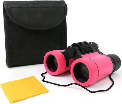 Scotamalone Kids Binoculars Shock Proof Toy Binoculars Set for Age 3-12 Years Old Boys Girls Bird Watching Educational Learning Hunting Hiking Birthday Presents