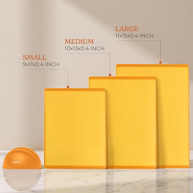 SMIRLY Plastic Cutting Board Set