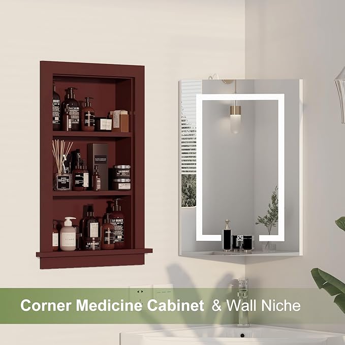 Recessed Medicine Cabinet for Bathroom Cabinet