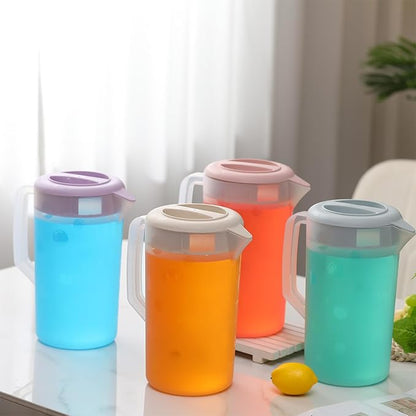 Uiifan 4 Pcs Plastic Water Pitcher