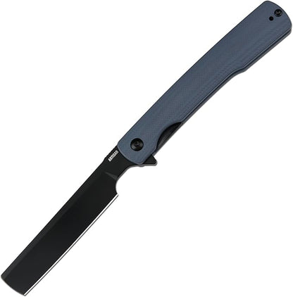 ARTISANCUTLERY Orthodox V2 Folding Knife, 3.54" AR-RPM9 Steel Blade G10 Handle Pocket Knife for Men Women Camping Hiking, 1883P Blue(New Version)