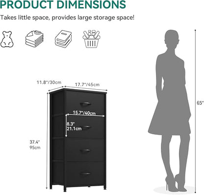 DWVO Storage Tower with 4 Drawers