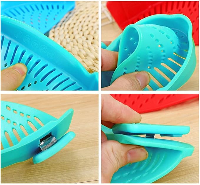 2 Pcs Clip on Strainers, Pot Strainer