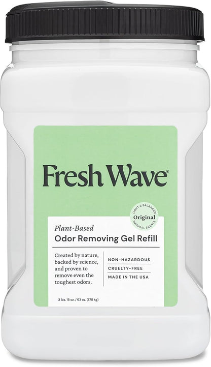 Fresh Wave Original Scent Odor Removing Gel Refill, 63 oz. | Safer Odor